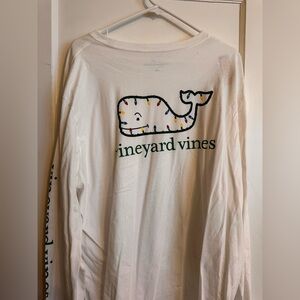 Vineyard Vines Cream V-Neck Shirt